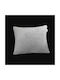 Guy Laroche Μαξιλάρι Καναπέ Crusty από Γούνα Silver 45x45εκ.