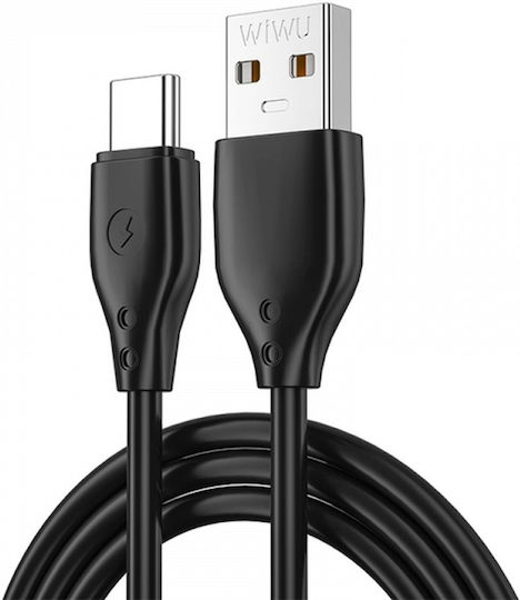 Wiwu Wi-C001 USB 2.0 Cable USB-C male - USB-A Black 1m