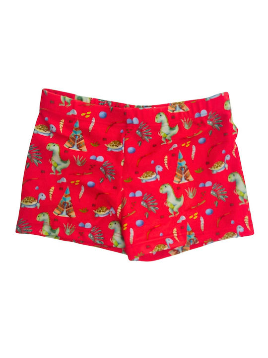 Baby Train Kids Swimwear Swim Shorts Red