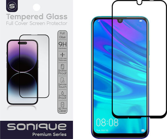 Твърдо стъкло Sonique Premium Series HD Full Cover 9H за Huawei P Smart 2019 Honor 10 Lite P Smart 2020 черно Sonique Black Honor 10 Lite P Smart 2019 P Smart 2020