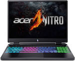 Acer Nitro 16 AN16-42-R12M 16" QHD 165Hz (Ryzen 7-8845HS/16GB/1TB SSD/GeForce RTX 4070/Fără OS) Negru obsidian