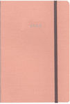 Next Nomad Daily Desktop Diary 2025 Pink 17x25cm