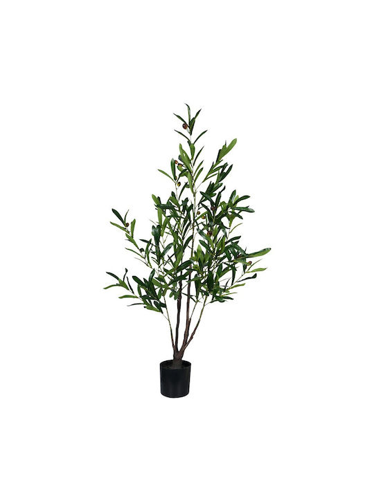 Inart Изкуствено Растение в Саксия Маслини Olive Tree Green 120см 1бр