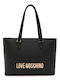 Moschino Damen Tasche Shopper Schulter Schwarz