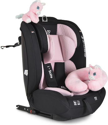 Moni Isafe Καθισματάκι Αυτοκινήτου i-Size 9-36 kg με Isofix Pink