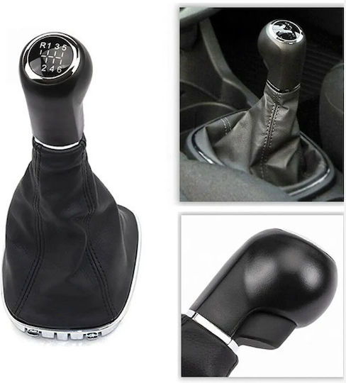 Buton schimbător de viteze auto 240235 cu manșon marcat Opel Corsa D 2006-2015, 6 viteze