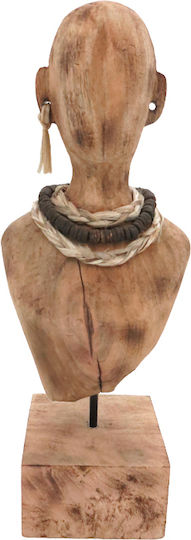 Inart Διακοσμητική Προτομή από Ξύλο Ebia 17x12.5x44cm Inart Διακοσμητική Προτομή από Ξύλο Ebia 17x12.5x44cm