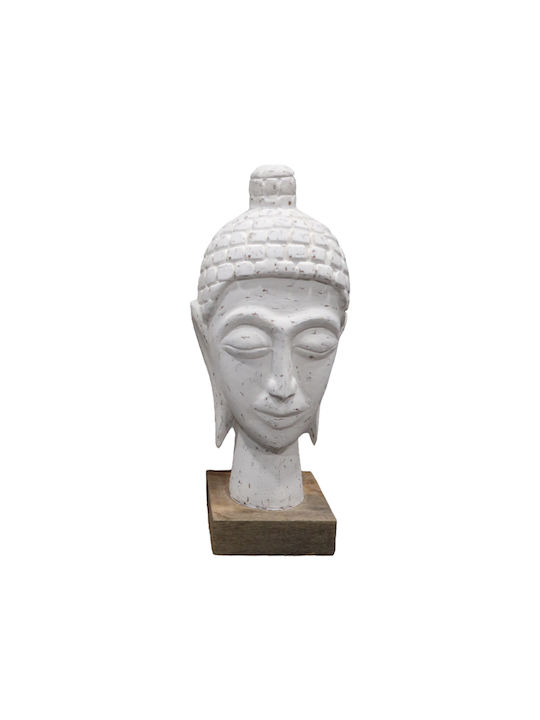 Inart Decorativă Bust din Lemn Wevi 13x10x33cm 1buc