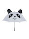 Macma Werbeatrikel Kids Curved Handle Umbrella with Diameter 70cm White