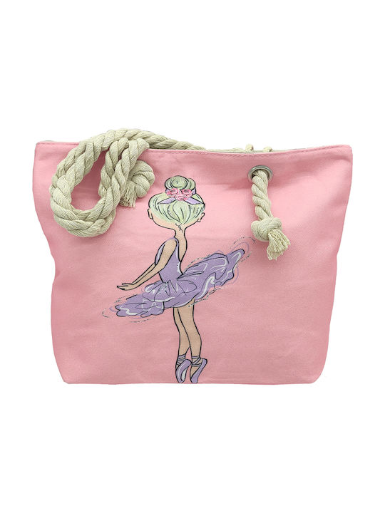 Gift-Me Kids Bag Beach Bag Pink 30cmx10cmx24cmcm