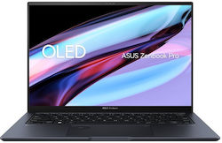 Asus ZenBook Pro 14 UX6404VV-P4047W 14.5" OLED Touchscreen 120Hz (i9-13900H/16GB/1TB SSD/GeForce RTX 4060/W11 Home) Tech Black (UK Keyboard)