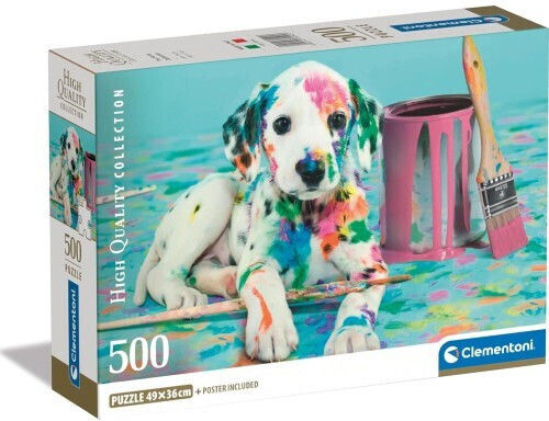 Compact The Funny Dalmatian Puzzle 2D The Funny Dalmatian 500pcs