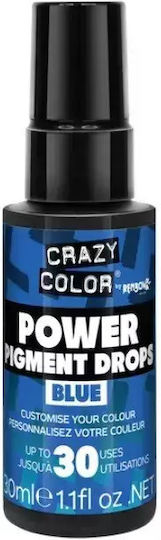 Crazy Color Power Pigment Drops Blue Μπλέ 30ml