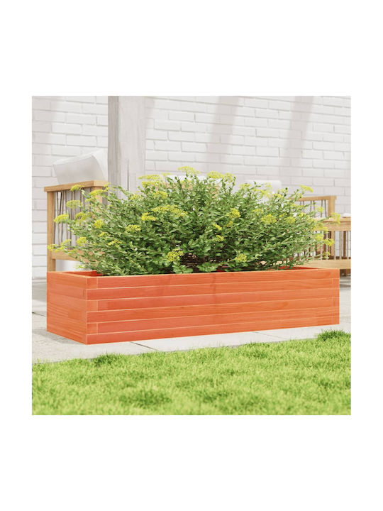 vidaXL Planter Box 110x23cm Coffee 847230