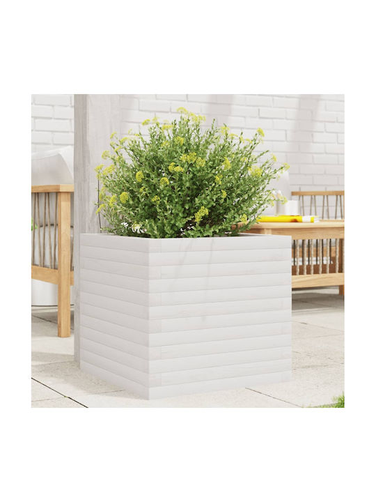 vidaXL Planter Box 50x45.5cm White 847244