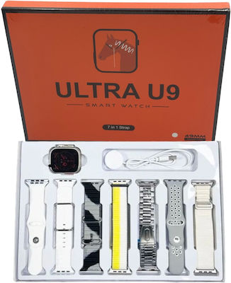 Ultra U9 Ceas inteligent (Alb)