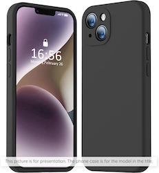 Techsuit Umschlag Rückseite Schwarz (iPhone 13)