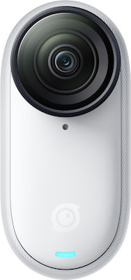 Insta360 GO 3S Standard Edition CINSAATA/GO3S04 128GB Action Camera 4K Ultra HD Λήψης 360° Υποβρύχια με WiFi Arctic White Λευκή με Οθόνη
