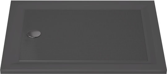 Sanitec A201 Γρανίτης Ντουζιέρα 120x80cm Γκρι