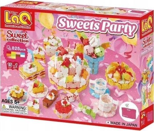 LaQ Building Blocks Sweets Party for 5+ Years 825 Pieces
