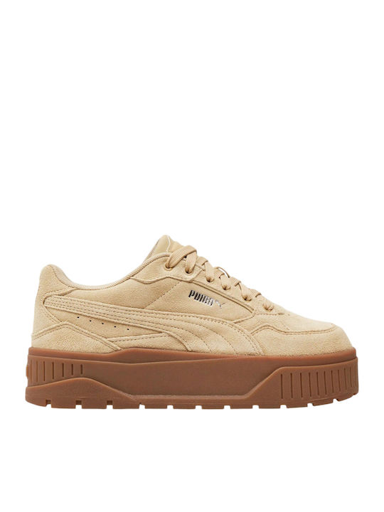 PUMA Karmen Ii Idol Sd Flatforms Sneakers Μπεζ