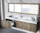 Sanitec Xenia Waschtisch mit Waschbecken Gray