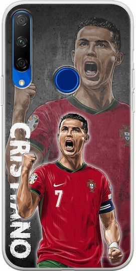Euro 2024 Cristiano Ronaldo Huawei Honor 9x Flexible Tpu Διάφανη Σιλικόνη