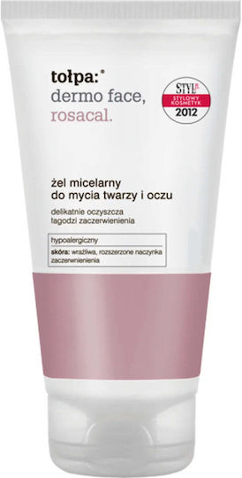 Tolpa Dermo Rosacal Gel De Curățare Pentru Față Și Ochi Cu Acțiune Hidratantă 150ml