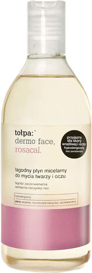 Tolpa Dermo Rosacal Strengthening Micellar Water Facial Cleansers & Eyes Makeup Remover for Oil Control 400ml
