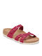 Franca Flache Sandalen für Damen in Fuchsie Farbe
