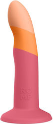 Romp Dizi Dildo με Βεντούζα Ροζ 18cm