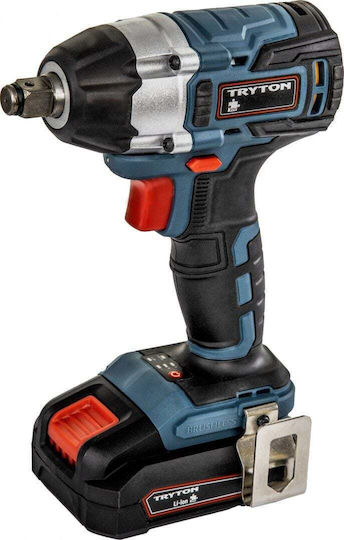 Tryton TJKU30 Brushless Impact Wrench Battery 20V Solo with Socket 1/2"