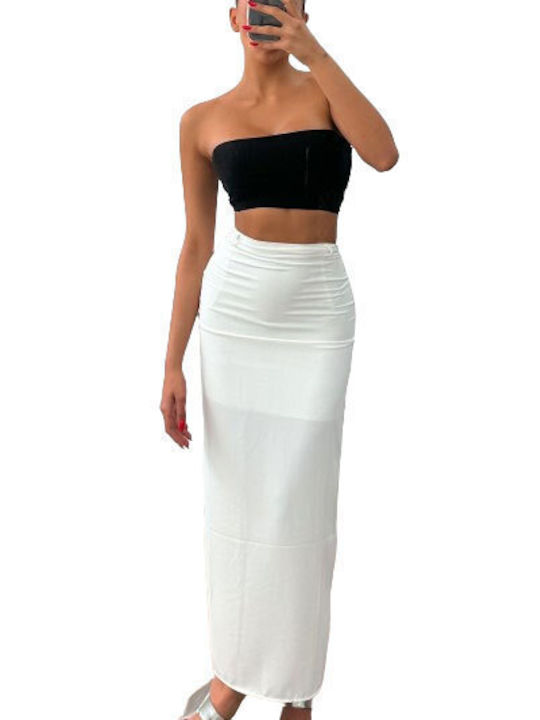 Chica Set with Skirt in White color