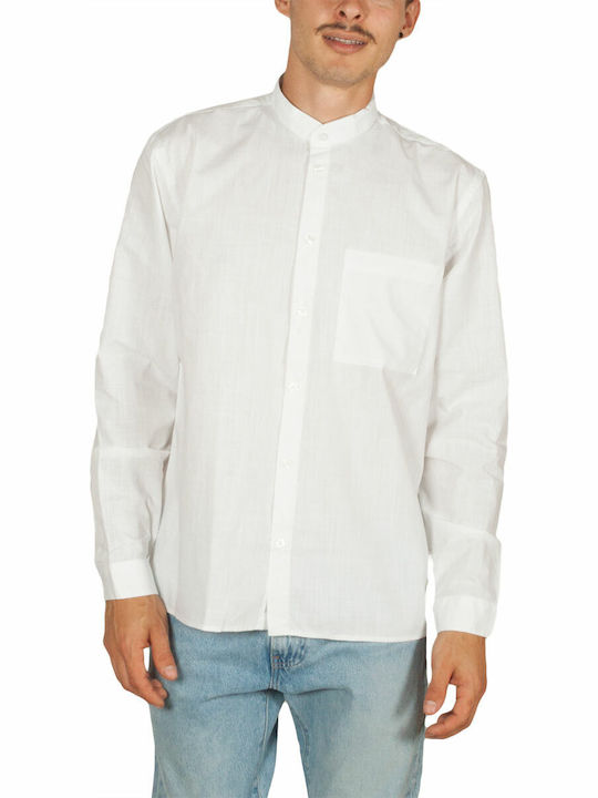 Minimum Men's Shirt Long Sleeve Cotton White