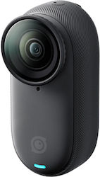 Insta360 GO 3S Standard Edition CINSAATA/GO3S13 128GB Action Camera 4K Ultra HD 360° Capture Underwater with WiFi Midnight Black Black with Screen
