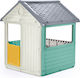 Dolu Kunststoff Kinder Spielhaus Garten My First House Weiß 125x100x104cm
