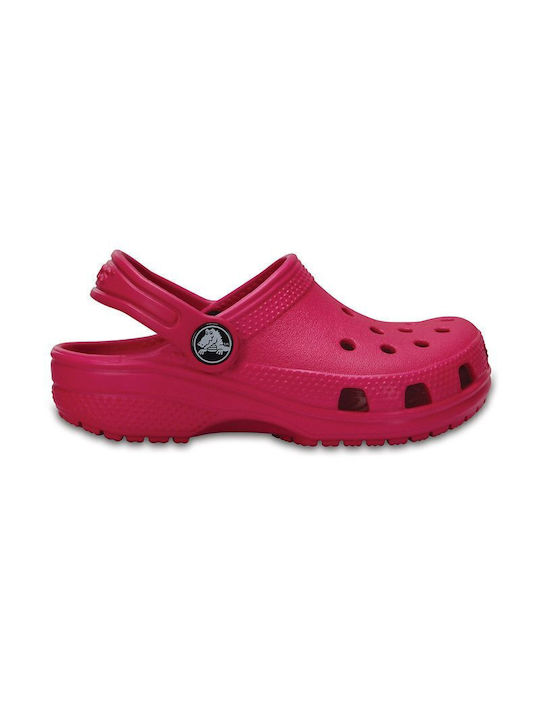 Crocs Kids Beach Clogs Fuchsia