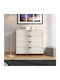 Comoda pentru Dormitor Ucca 4f cu 4 sertare Cashmere 93x40x90buc