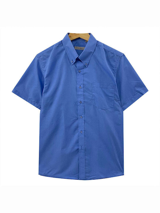 Men's Cotton Short Sleeve Pocket Shirts