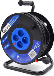 Geko Μπαλαντέζα Καρούλι με Καλώδιο 50m