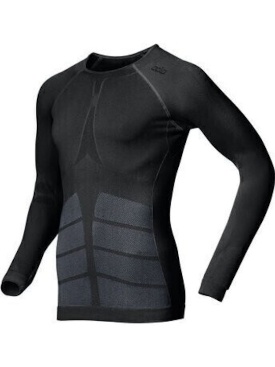 Odlo Evolution Warm Ανδρικό Θερμοεσώρουχο Μαύρο