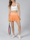 GSA Frauen Rock-Shorts in Orange Farbe