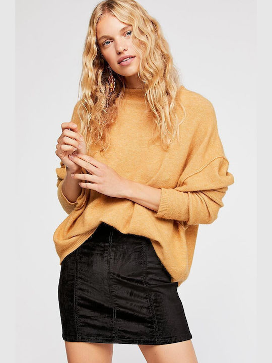 Free People Mini Φούστα σε Μαύρο χρώμα