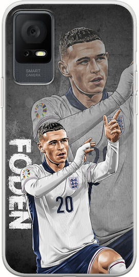 Euro 2024 Phil Foden Toc 405 Husă Flexibilă din TPU Transparent Silicone