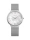 Bering Time Ladies Watch with Silver Metal Bracelet