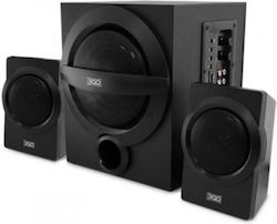 3Go 2.1 Speakers 20W Black