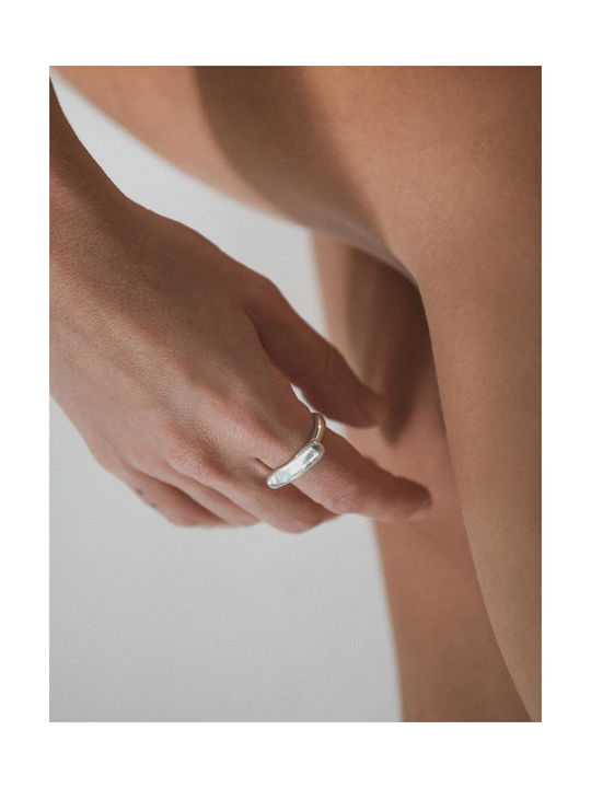 Nasilia Jewelry Ring made of Silver Gold Plated