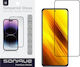 Sonique Hardy Glass Premium Series HD Full Face Tempered Glass Μαύρο (Xiaomi Poco X3 NFC / Poco X3 Pro / Poco X4 Pro 5G)