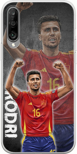 Euro 2024 Rodri Xiaomi Mi A3 Flexibles TPU Transparentes Silikon