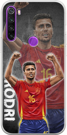 Euro 2024 Rodri Xiaomi Redmi Note 8 2021 Flexible Tpu Διάφανη Σιλικόνη